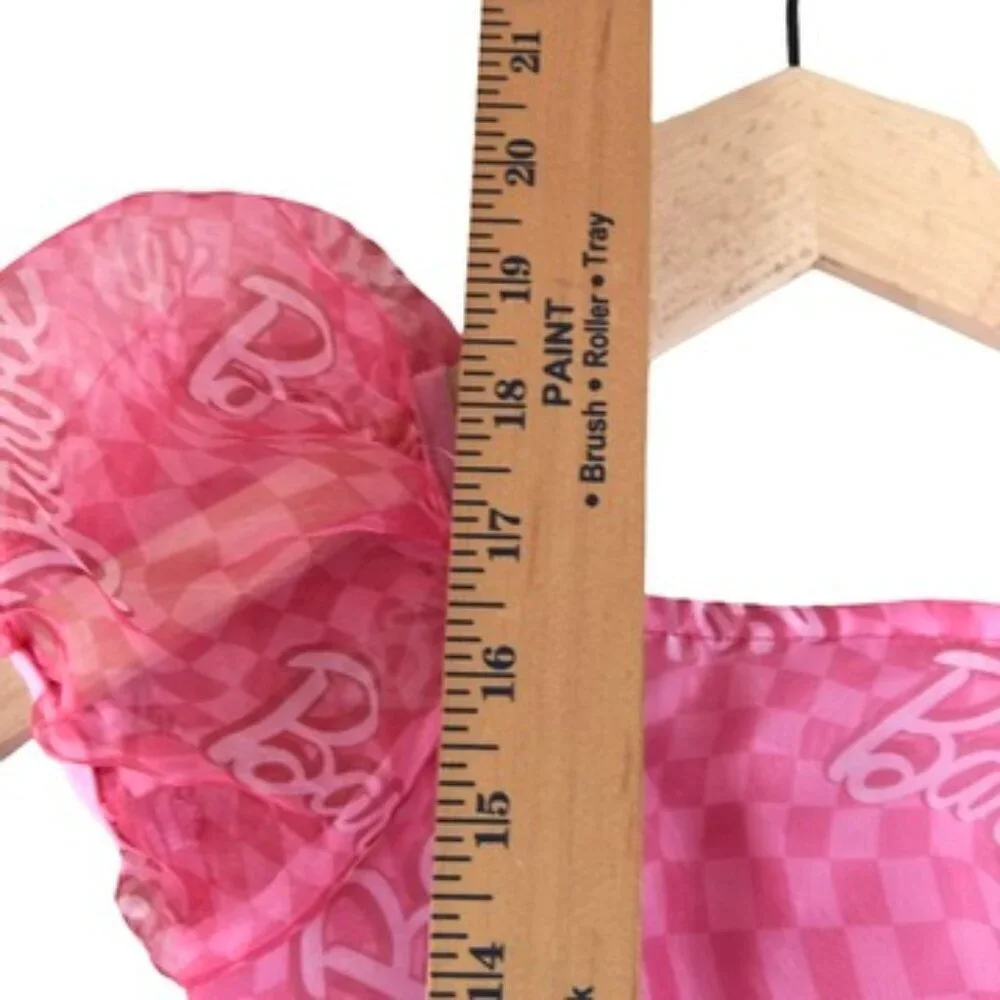 Barbie Pink Puffy Sleeve Party Dress 2T